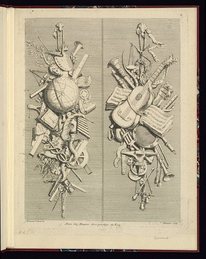 Two Ornamental Trophy Designs