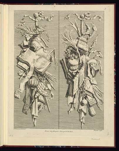 Two Ornamental Trophy Designs