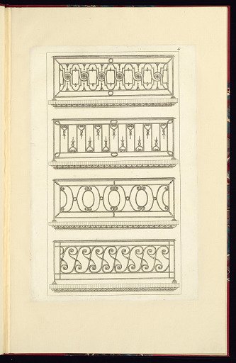 Four Balustrade Designs