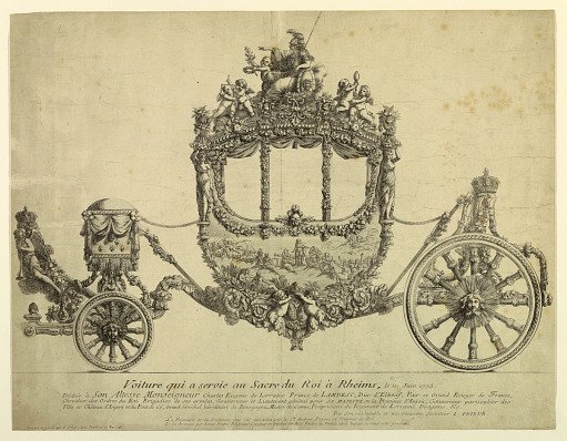 Design for Carriage from the Coronation of Louis XVI, June 11th, 1775