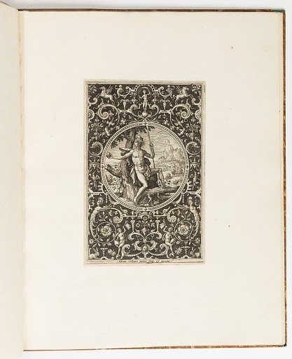 Paris, plate from a suite of 6 ornamental designs with the Judgement of Paris