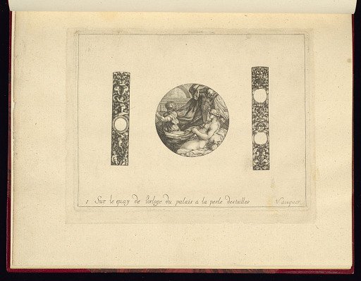 Designs for a Watchcase Lid or Medallion and Friezes