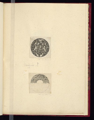 Design for a Watchcase Lid or Medallion