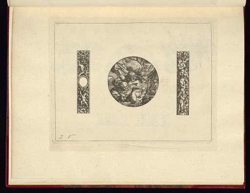 Designs for a Watchcase Lid or Medallion and Friezes