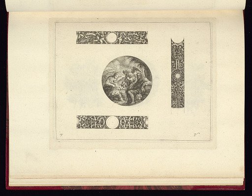 Designs for a Watchcase Lid or Medallion and Friezes
