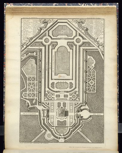 PLAN RELEVÉ DU CHATEAU DE MARLY