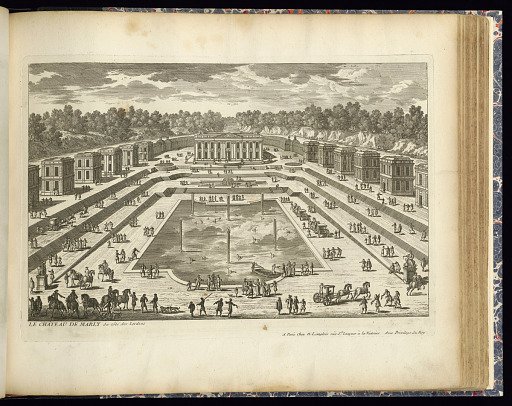 LE CHÂTEAU DE MARLY du côté des Jardins