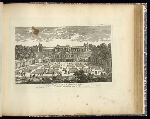 Veuë du Chateau neuf de St. Germain en Laye