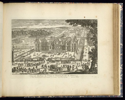 Veüe du Chasteau de Vaux le Vicomte du côte de l’Entrée