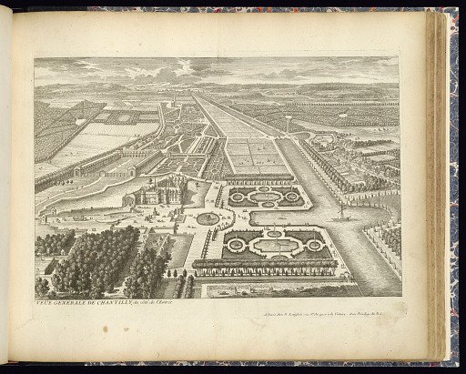 VEÜE GENERALE DE CHANTILLY du côté de l’Entrée