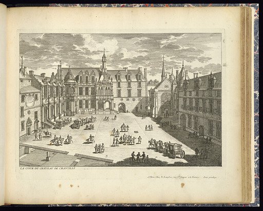 LA COUR DU CHÂTEAU DE CHANTILLY