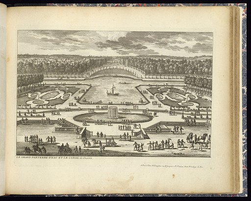 LE GRAND PARTERRE D’EAU ET LE CANAL de Chantilli