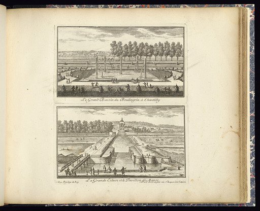 Le Grand Bassin du Boulingrin à Chantilly (Upper Plate)