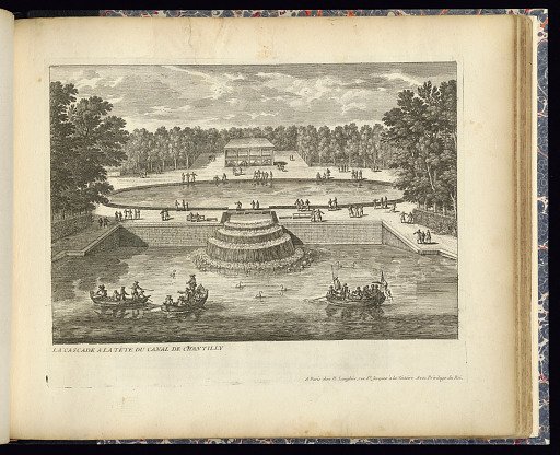 LA CASCADE A LA TÊTE DU CANAL DE CHANTILLY
