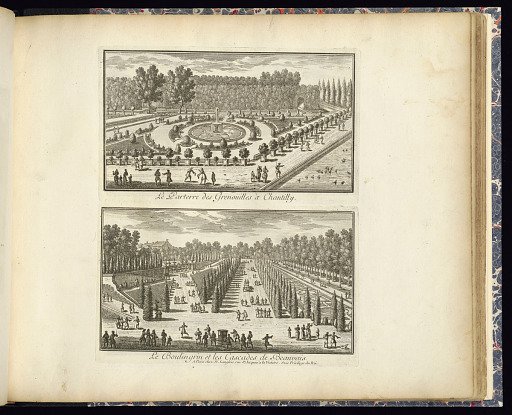Le Parterre des Grenoüilles à Chantilly (Upper Plate)