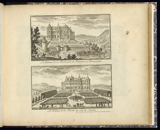 Le Château de la Roche prés de Tonnerre en Bourgogne (Upper Plate)