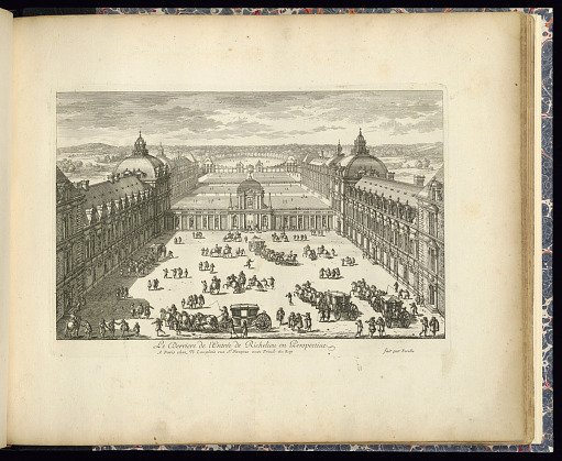 Le Derriere de l’Entrée de Richelieu en Perspective