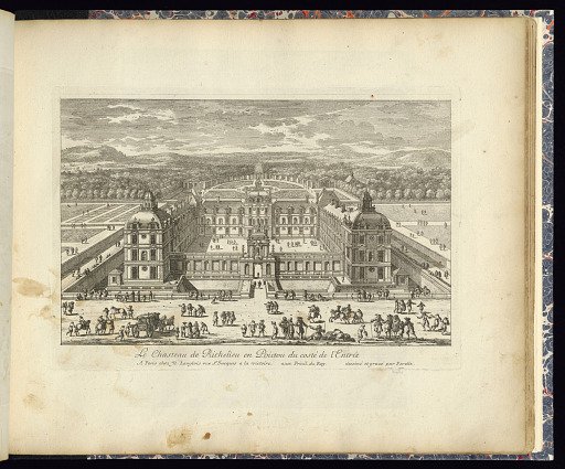 Le Chasteau de Richelieu en Poictou du costé de l’Entrée