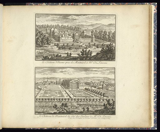 Le Château d’Iscour pres de Montmirel à Mr. De Louvois (Upper Plate)