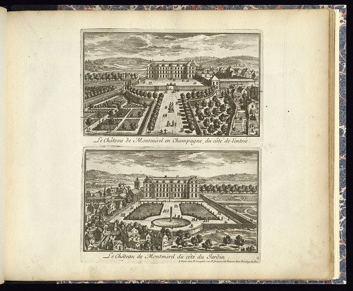 Le Château de Montmirel en Champagne, du côté de l’entrée (Upper Plate)