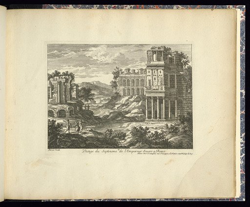 Vestige du Septizone de l’Empereur Severe a Rome