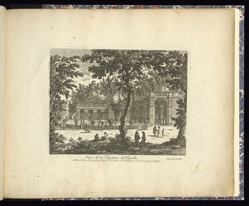 Veuë de la Fonteine de Tyvoli
