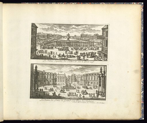 La Statue Equestre de Henri IV sur le Pont neuf (Upper Plate)