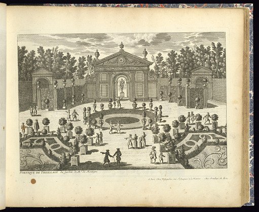 PORTIQUE DE TREILLAGE du Jardin de Mr. de Montigni