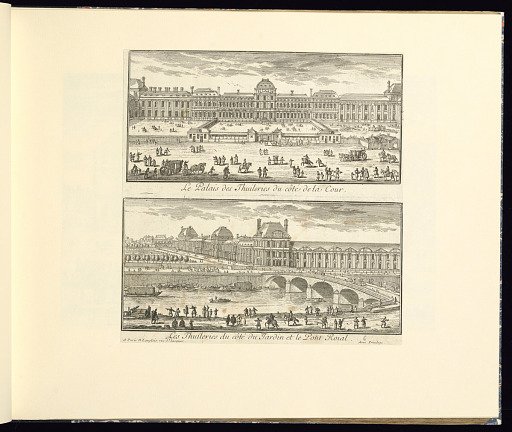 Le Palais des Thuileries du côté de la Cour