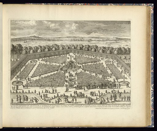 LE GRAND PARTERRE DU TRIANON DE ST CLOUD