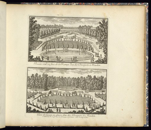 Bassin rond en face de la Rampe d’un des Bosquets à Meudon (Upper Plate)