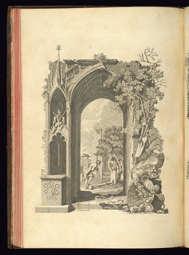 Illustration for the Poem ‘Elegy Written in a Country Church Yard.’