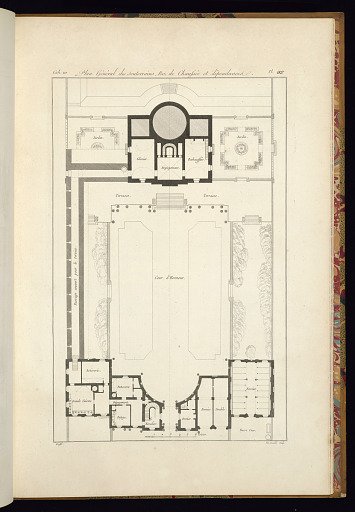 Plan Général des souterrains Rez de Chaussée et dépendances;
