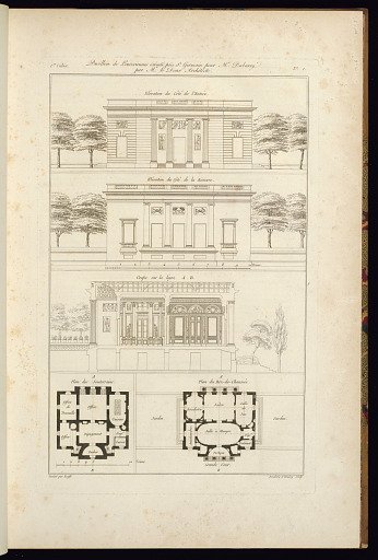 Pavillon de Louveciennes éxécuté près St. Germain pour Me Dubarry par Mr le Doux Architecte