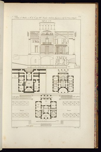 Château de Madon à Mr. de C par Mr. Mandar Architecte Ingenieur en chef des Ponts et Chaussée