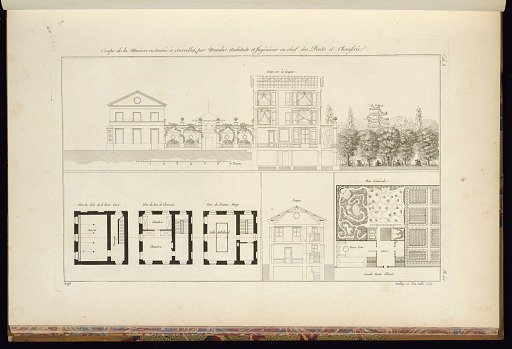Coupe de la Maison restaurée à Sarcelles, par Mandar Architecte et Ingénieur en chef des Ponts et Chaussée