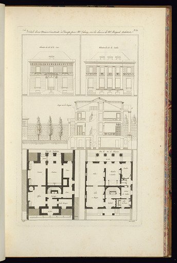 Détail d’une Maison Construite à Etampe pour Me Lahay sur les déssins de Mr. Brigard Architecte