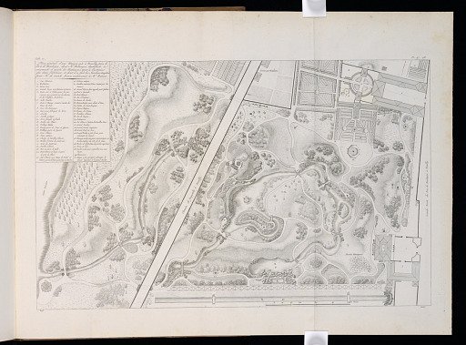 Plan general d’une Maison sise à Neuilly près le Bois de Boulogne dont Mr. Bélanger, Architect, à augmenté et ajusté les Batimens tant à l’extérieur que dans l’intérieur et dont il a fait les Jardins anglaise pour Mr. de Saint James maintenant à Mr Basan