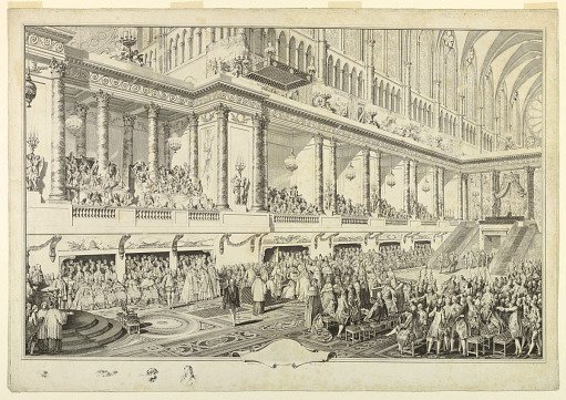 Louis XVI of France Taking the Oath at His Coronation