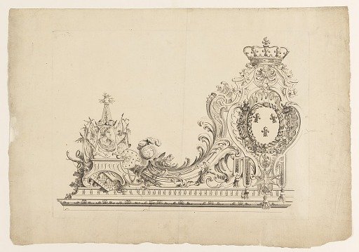 Grille, probably from the series "Héré Plans et Elevations de la Place Royale De Nancy... 1753 A Paris Chéz J.C. François