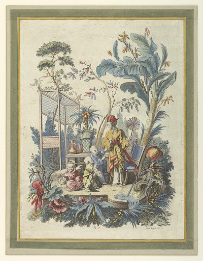Plate 7 of a Set of Chinese Genre Scenes