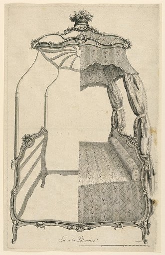 A Bed, from series "Cahier de Lits de Diverses Modes"