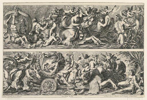 Two Friezes, from "Frises Feuillages et Autres Ornemens"