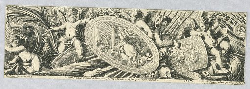 Frieze: Trophies of Arms and Putti