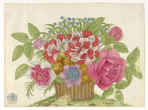 Basket of Blooms on Earth