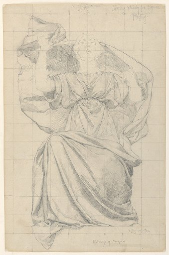 Study for "Poetry," "The Arts," Library of Congress, Washington D.C.