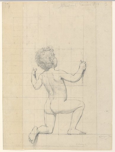 Study for "Genius," "The Arts," Library of Congress, Washington D.C.