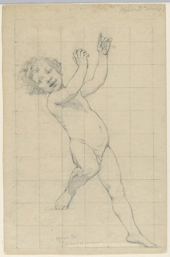 Study for "Genius," "The Arts," Library of Congress, Washington D.C.