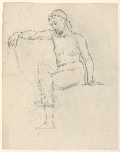 Study for "Astronomy," "The Sciences," Library of Congress, Washington D.C.