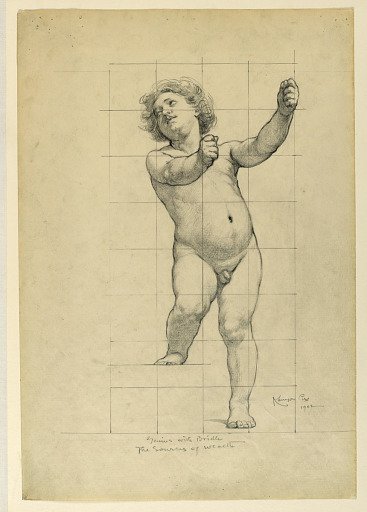 Study for "The Sources of Wealth," Union Trust Company Building, Cleveland, OH